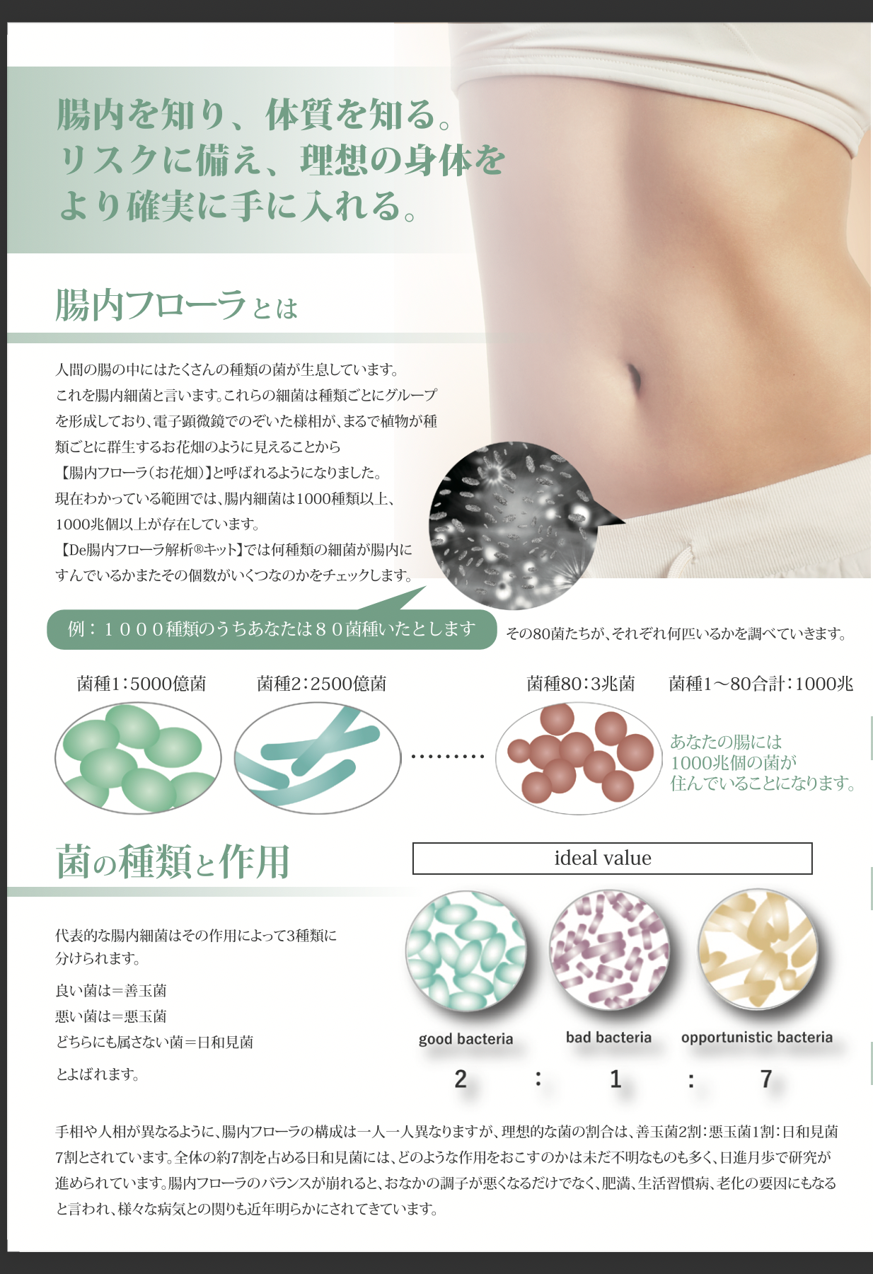 腸内フローラ解析キット | ルミエールビューティー